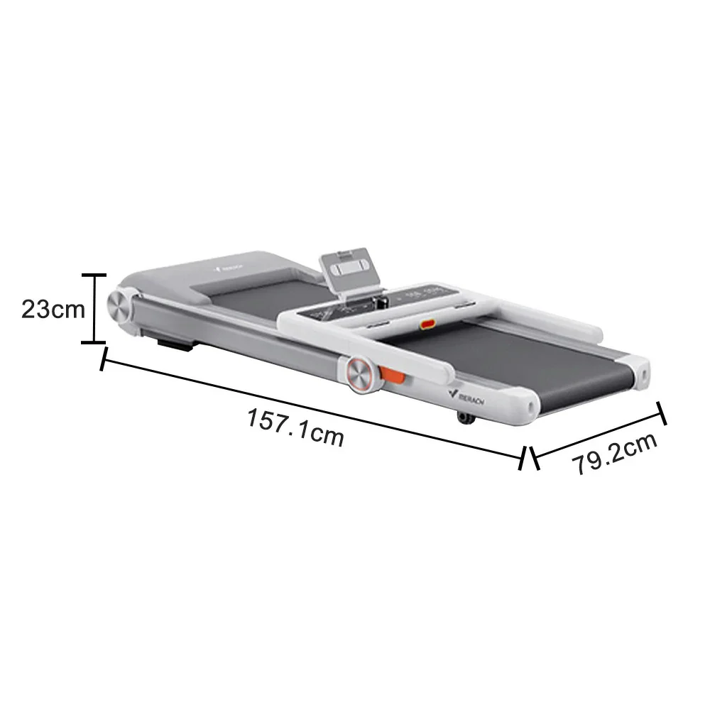 FITPRO Electric Incline Treadmill - 20-Level Powered Slope, 3.0HP Quiet Motor, 120kg Max Load - White - Image 6