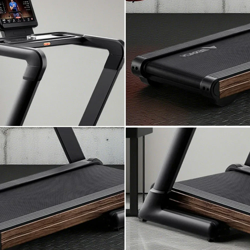 FITPRO Luxury Wood Grain Marathon Treadmill - 25-Level Incline up to 8°, 4.5HP Motor, 150kg Max Load - Image 4