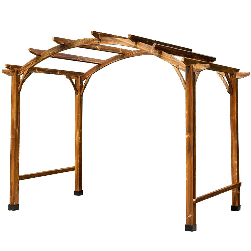 SOLARA Pine Wood Grape Arbor/Grape Arbor With Table and Chairs Set - Image 17