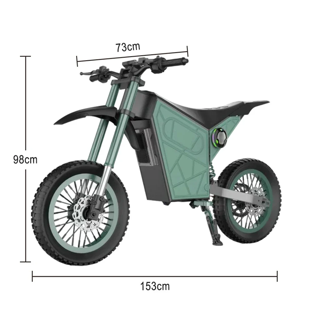 GLIDER 1500W 52V18 Lithium Battery Electric Scooter/Motorbike Cruise at 25km/h - Unlock 60km/h Speed, Dual Disc Brakes, 120kg Load - Image 15