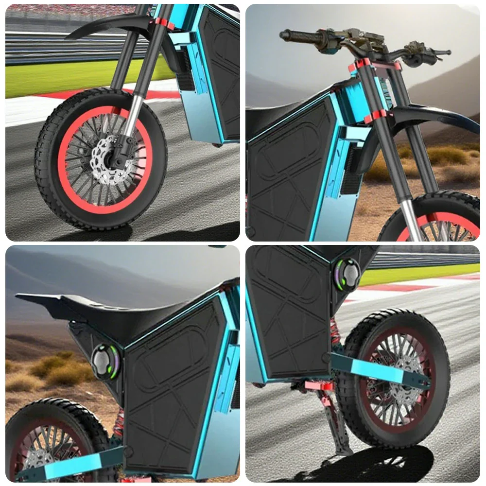 GLIDER 1500W 52V18 Lithium Battery Electric Scooter/Motorbike Cruise at 25km/h - Unlock 60km/h Speed, Dual Disc Brakes, 120kg Load - Image 3