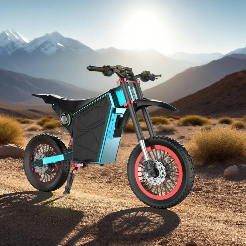 GLIDER 1500W 52V18 Lithium Battery Electric Scooter/Motorbike Cruise at 25km/h - Unlock 60km/h Speed, Dual Disc Brakes, 120kg Load - Image 4