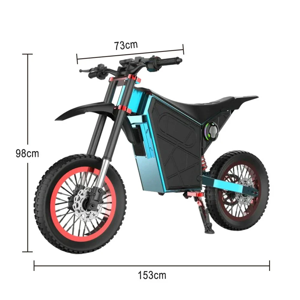 GLIDER 1500W 52V18 Lithium Battery Electric Scooter/Motorbike Cruise at 25km/h - Unlock 60km/h Speed, Dual Disc Brakes, 120kg Load - Image 5