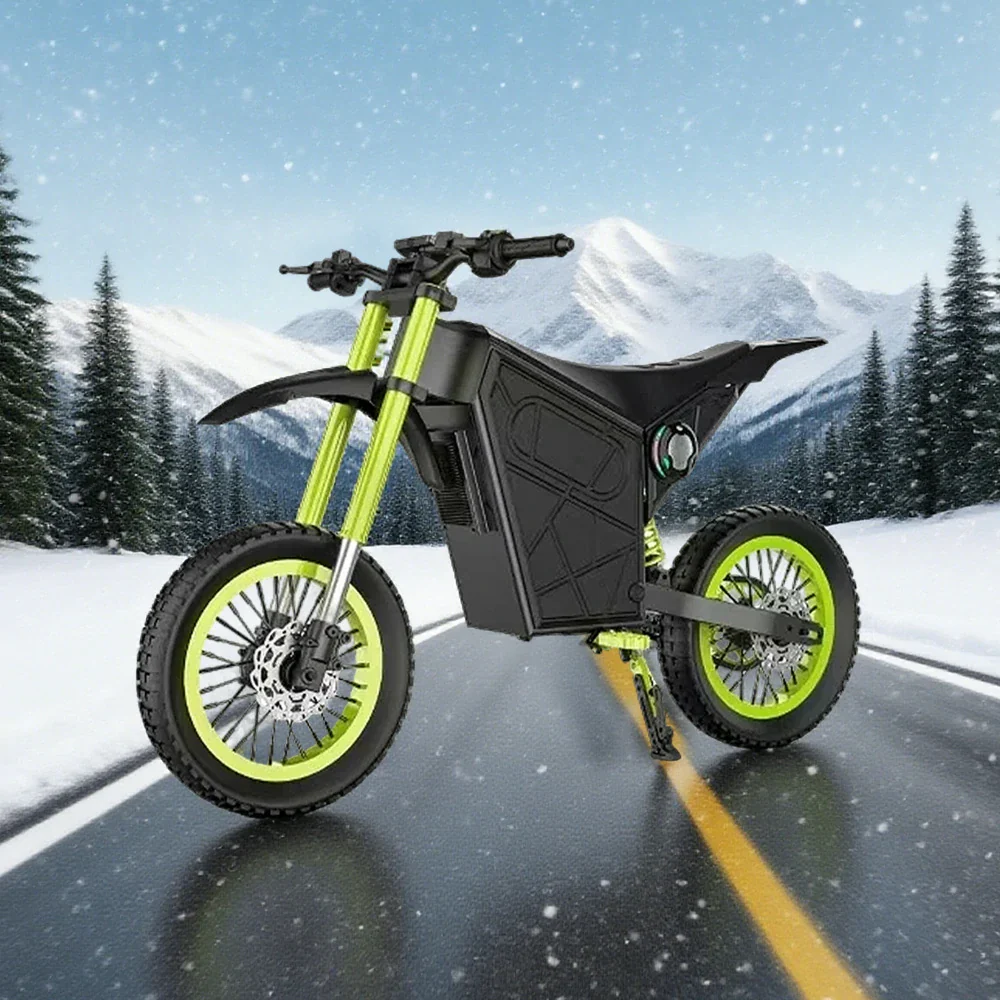 GLIDER 1500W 52V18 Lithium Battery Electric Scooter/Motorbike Cruise at 25km/h - Unlock 60km/h Speed, Dual Disc Brakes, 120kg Load - Image 7