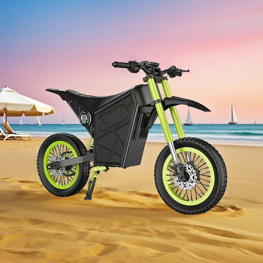 GLIDER 1500W 52V18 Lithium Battery Electric Scooter/Motorbike Cruise at 25km/h - Unlock 60km/h Speed, Dual Disc Brakes, 120kg Load - Image 9