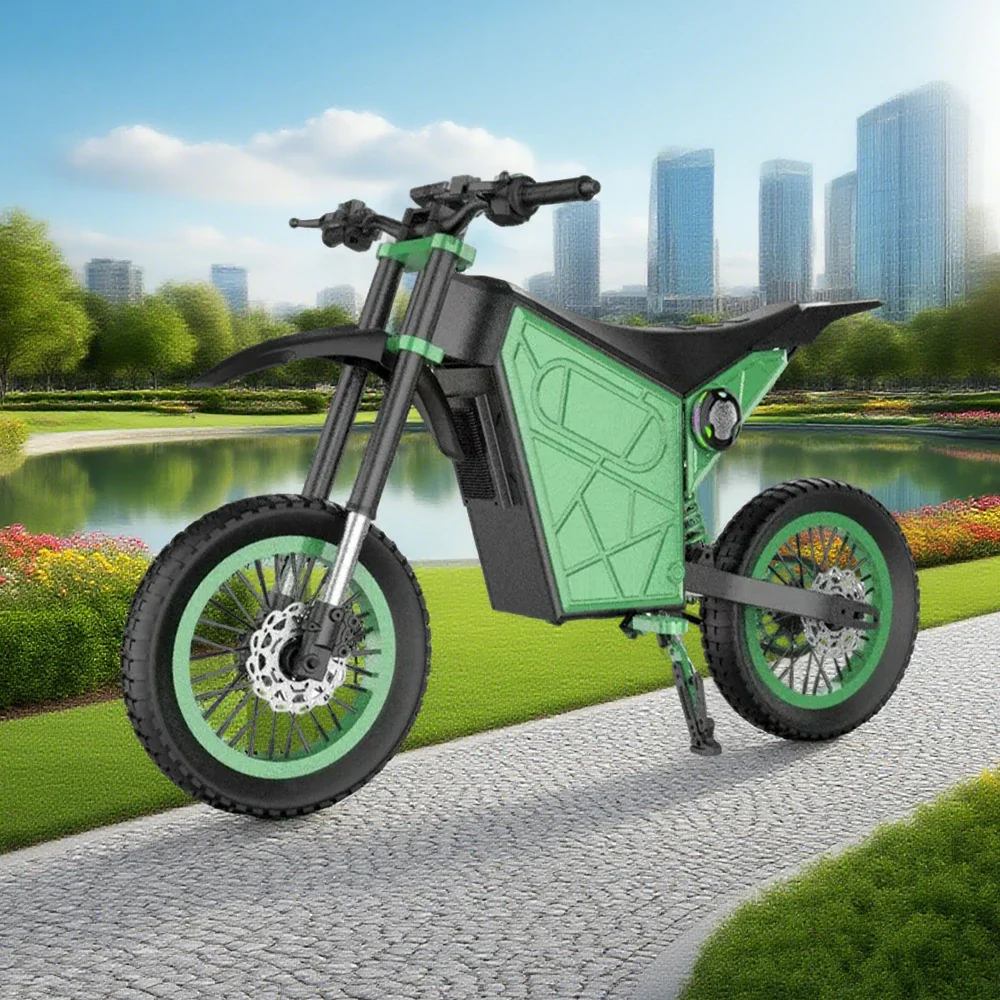 GLIDER Electric Scooter - 1500W Brushless Motor, 52V18 Lithium Battery, 60km/h Adjustable Speed, Dual Disc Brakes, 120kg Load Capacity, Side Safety Lights - Image 7
