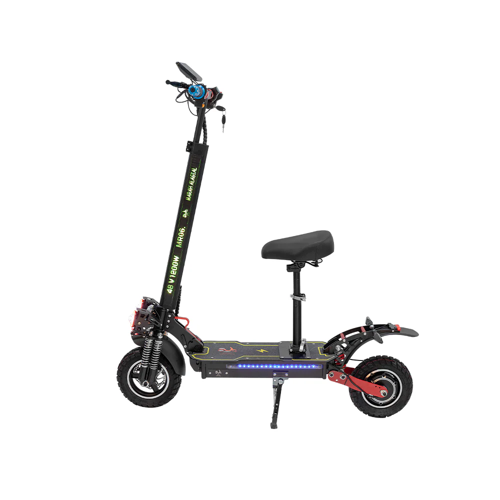 GLIDER YE 12 1200W Lithium Battery Portable Electric Scooter - Black - Image 4