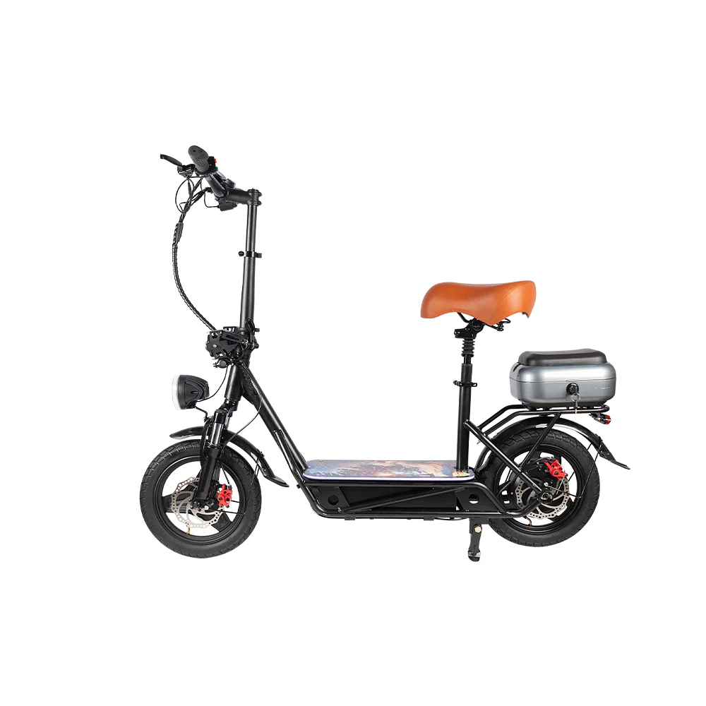 GLIDER YEH 1 1200W Lithium Battery Portable Electric Scooter - Black - Image 4