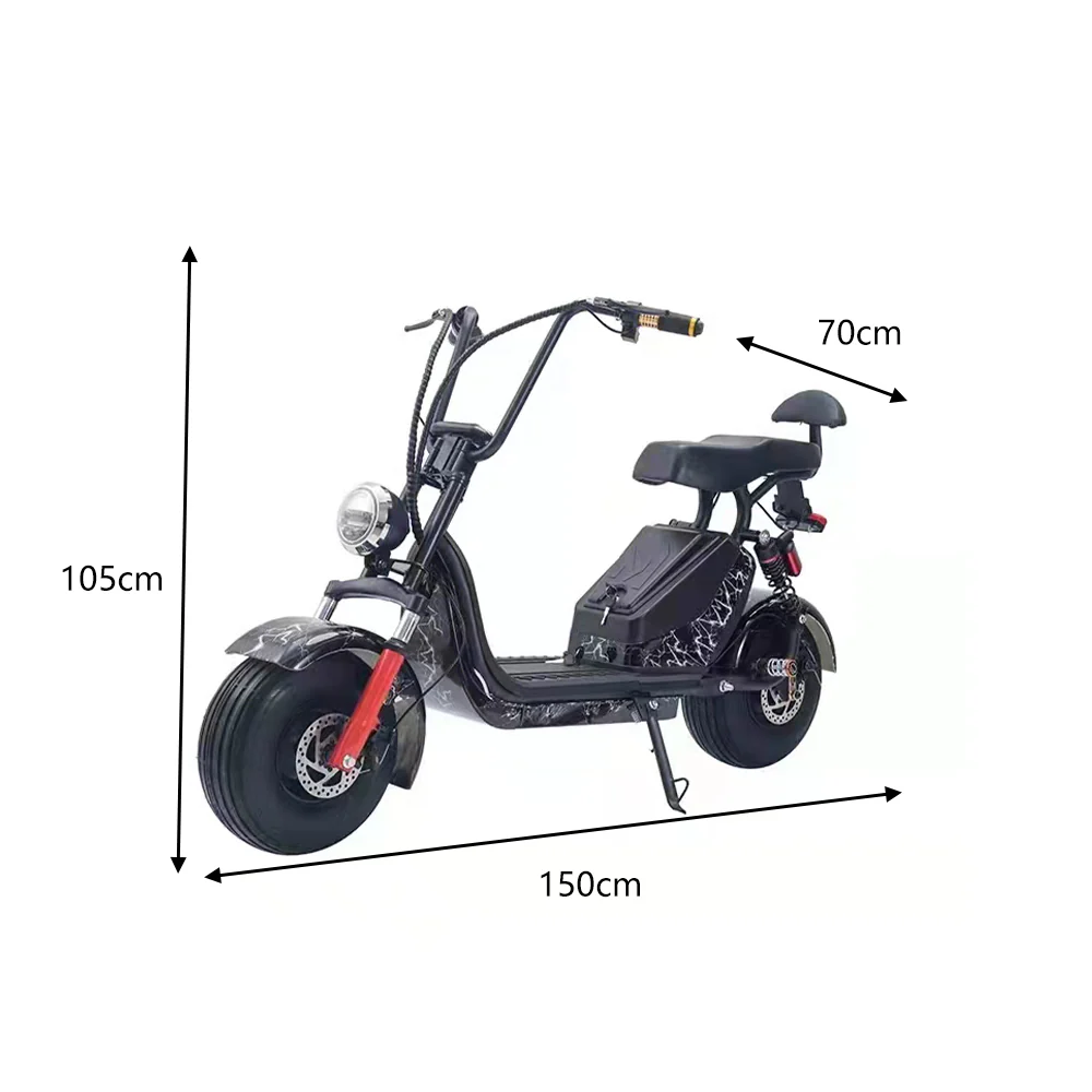 GLIDER HALLEY MY X17 1000W 48V 12-20AH  Lithium Battery Electric Motorbike/Motorcycle/Scooter Cruise at 25km/h - Unlock More Power (Details Inside)* - Image 25