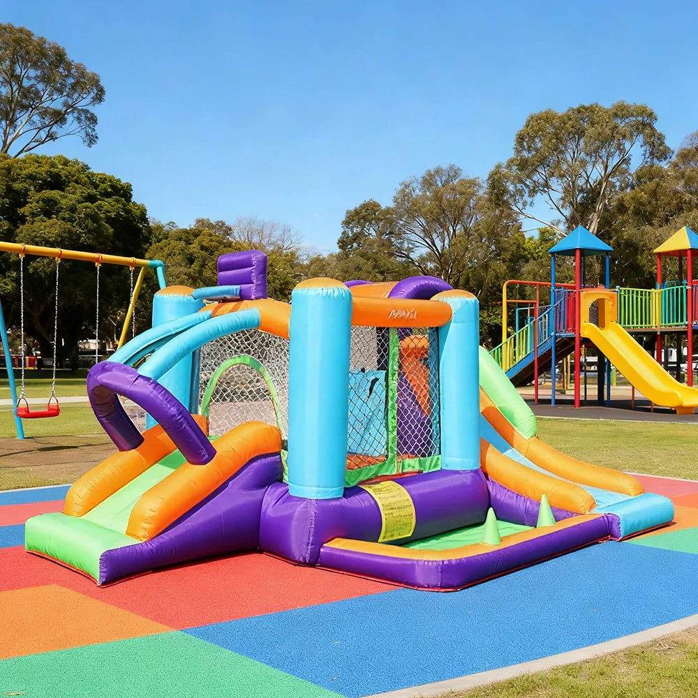 GAMEON Slide Tower Inflatable Bounce Castle PVC Design with Blower - Image 2