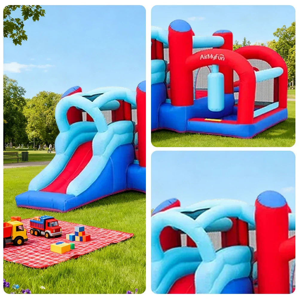 GAMEON Boxing Theme Inflatable Bounce Castle PVC Build with Blower - Action Play Design - Image 3