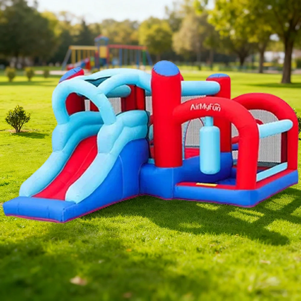 GAMEON Boxing Theme Inflatable Bounce Castle PVC Build with Blower - Action Play Design - Image 4
