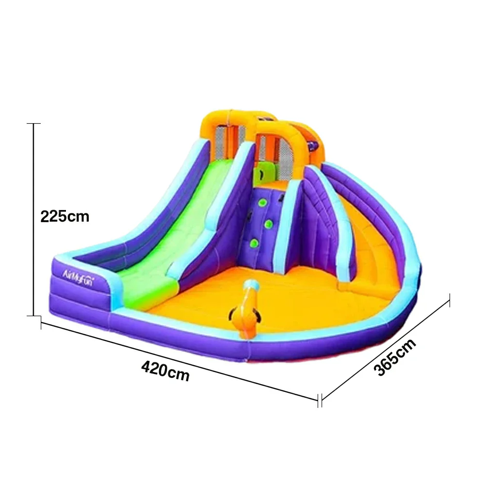 GAMEON Dual Slide Inflatable Bounce Castle PVC Build with Blower - Vibrant Adventure Style - Image 4