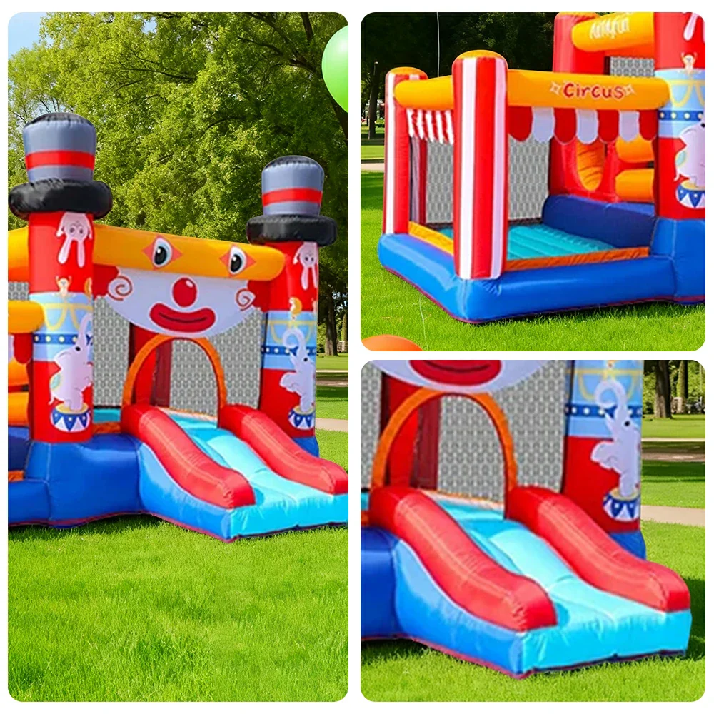 GAMEON Circus Magic Inflatable Bounce Castle PVC Build with Blower - Carnival Fun Style - Image 3