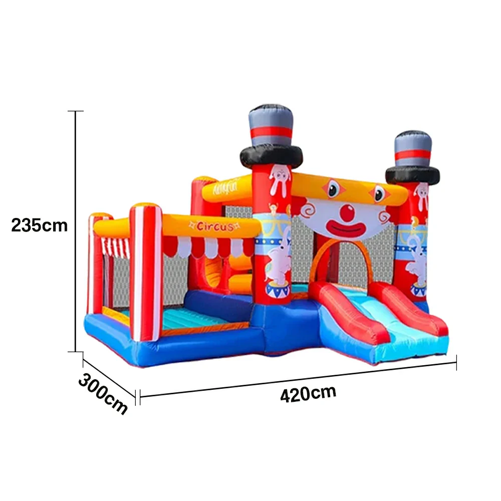 GAMEON Circus Magic Inflatable Bounce Castle PVC Build with Blower - Carnival Fun Style - Image 5