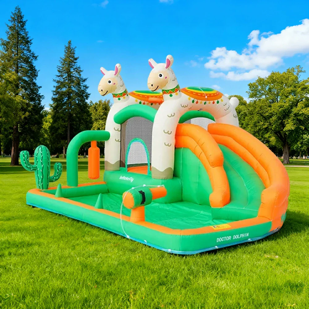 GAMEON Inflatable Bounce Castle PVC Build with Blower - Little Lamb Theme Castle Style - Image 4