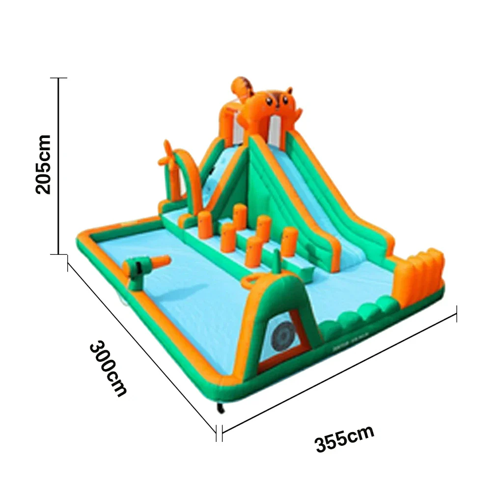 GAMEON Inflatable Bounce Castle PVC Build with Blower - Squirrel Playground Theme Style - Image 5