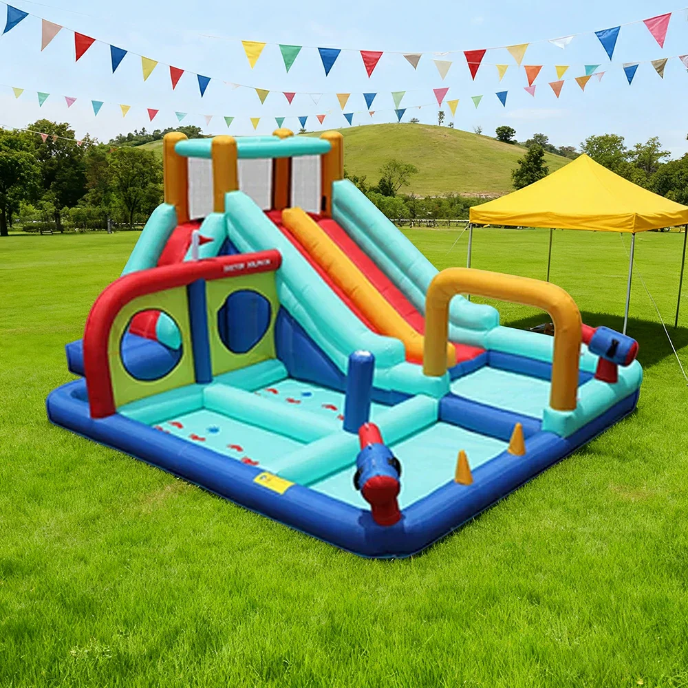 GAMEON Inflatable Bounce Castle PVC Build with Blower - Hole Castle Wet & Dry Combo Style - Image 4