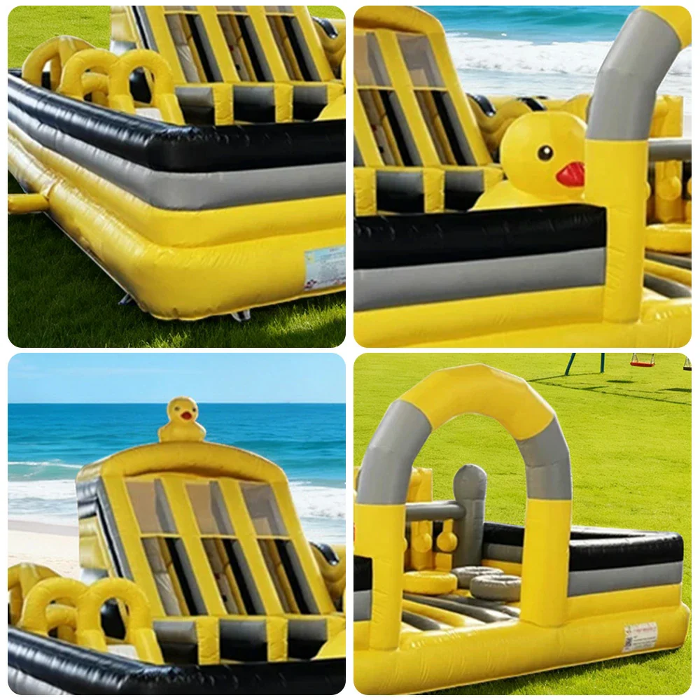 GAMEON Duck Theme Bounce House 8X10m PVC Inflatable Castle for Kids Outdoor Fun Bouncy Playland - Image 3