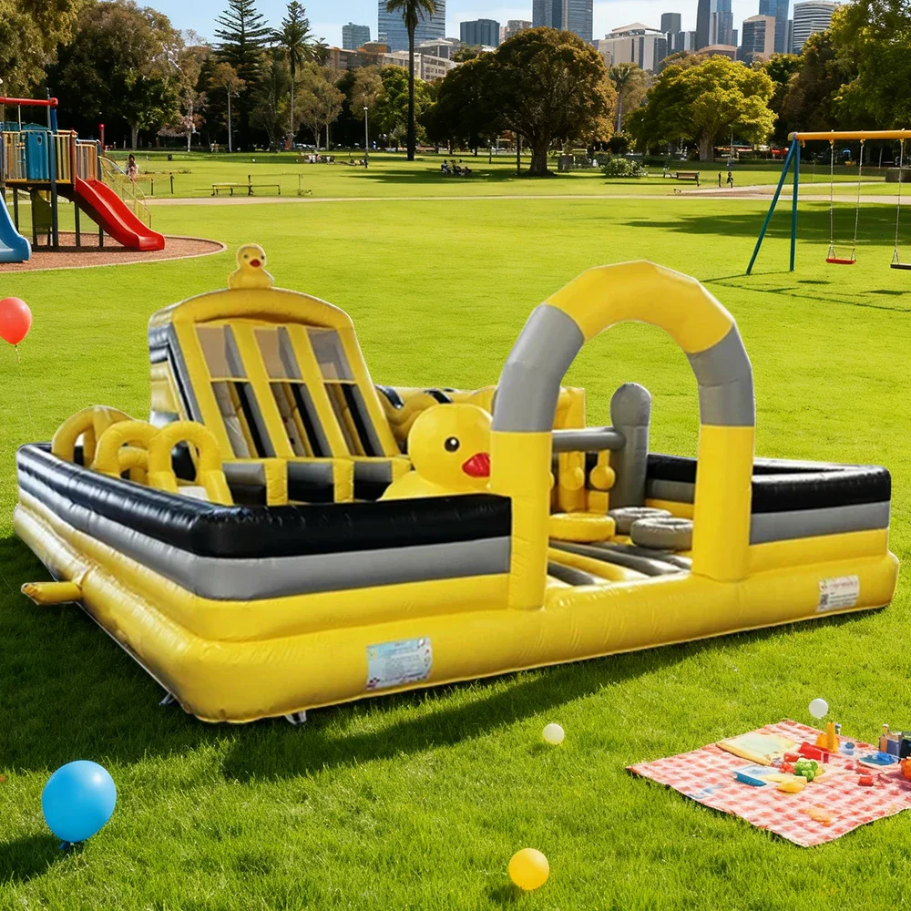 GAMEON Duck Theme Bounce House 8X10m PVC Inflatable Castle for Kids Outdoor Fun Bouncy Playland - Image 4