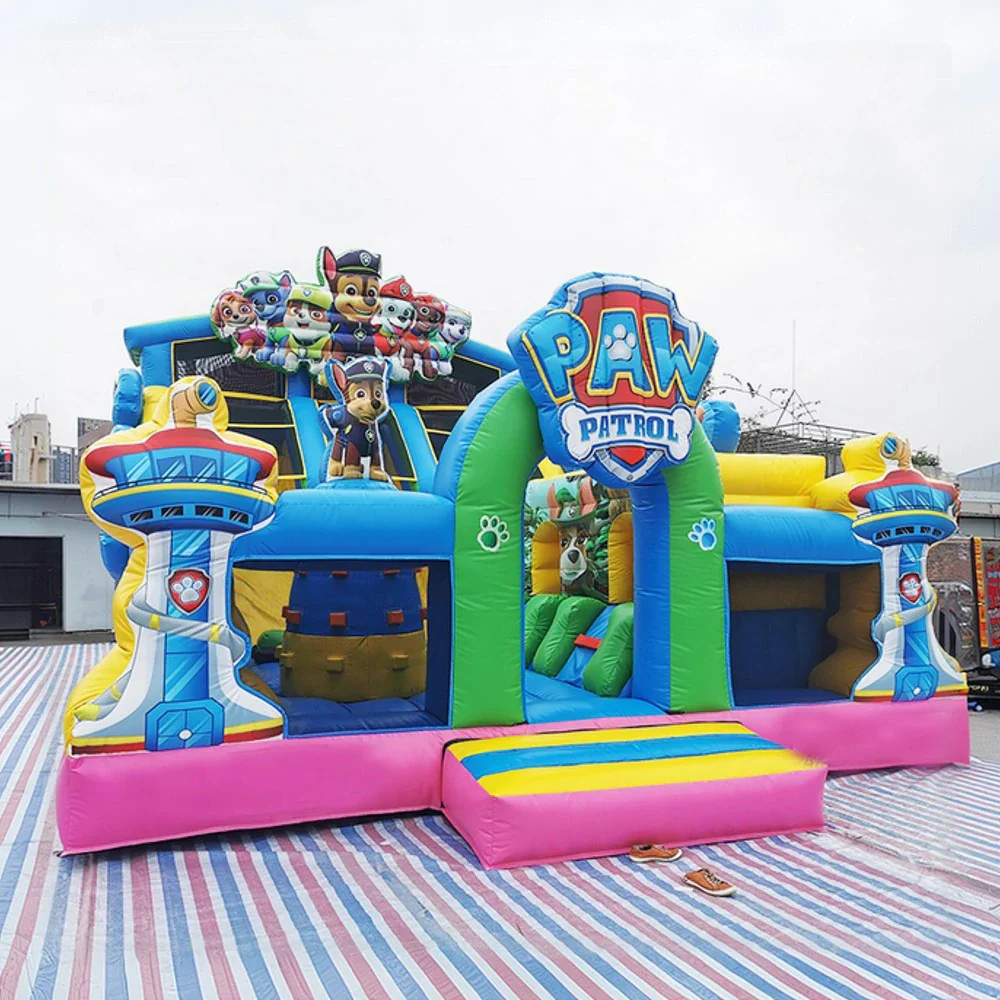 GAMEON Paw Patrol Theme Bounce House 6X10m PVC Inflatable Castle for Kids Outdoor Fun Bouncy Playland - Image 4