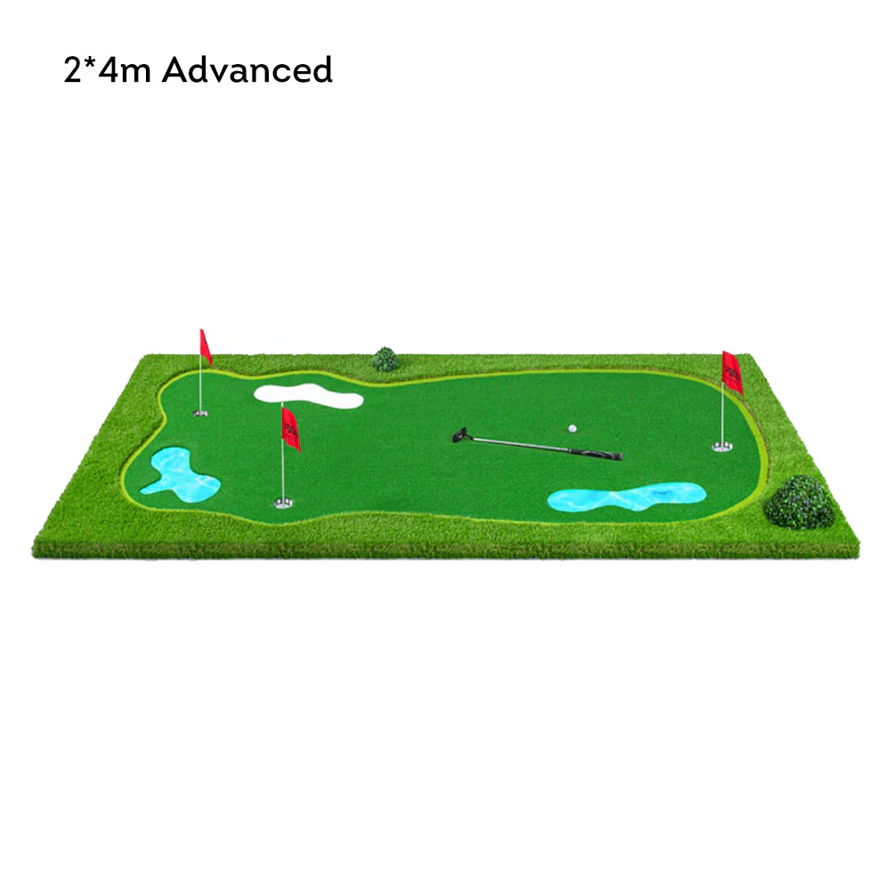 Practice Golf Putting Green Indoor/Outdoor - Green - Image 11