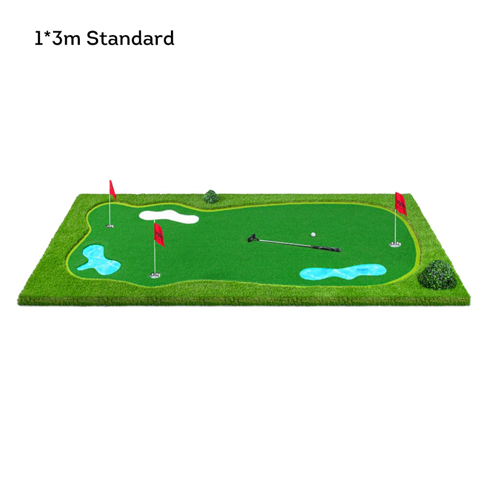 Practice Golf Putting Green Indoor/Outdoor - Green - Image 14