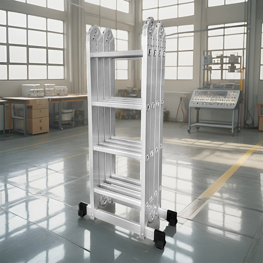 GROVIA 242-592cm Portable Multifunctional Aluminum Folding Ladder - Image 16