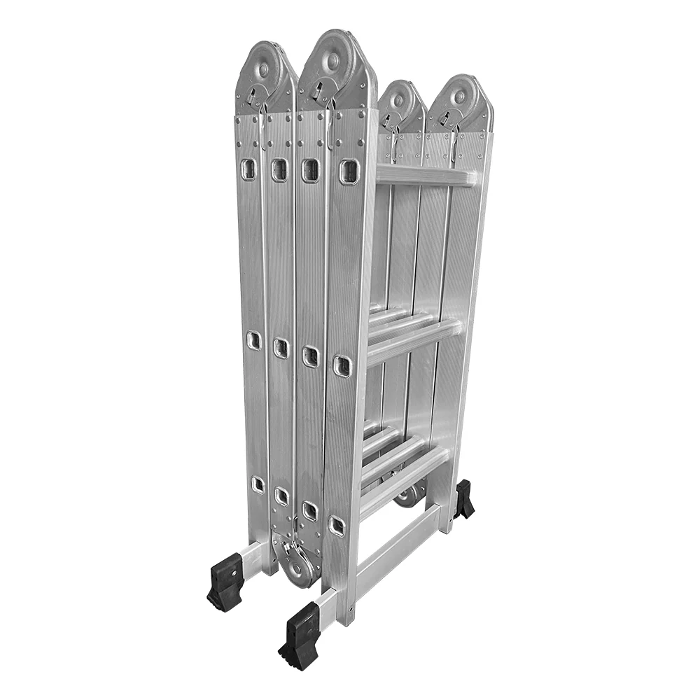 GROVIA 242-592cm Portable Multifunctional Aluminum Folding Ladder - Image 4