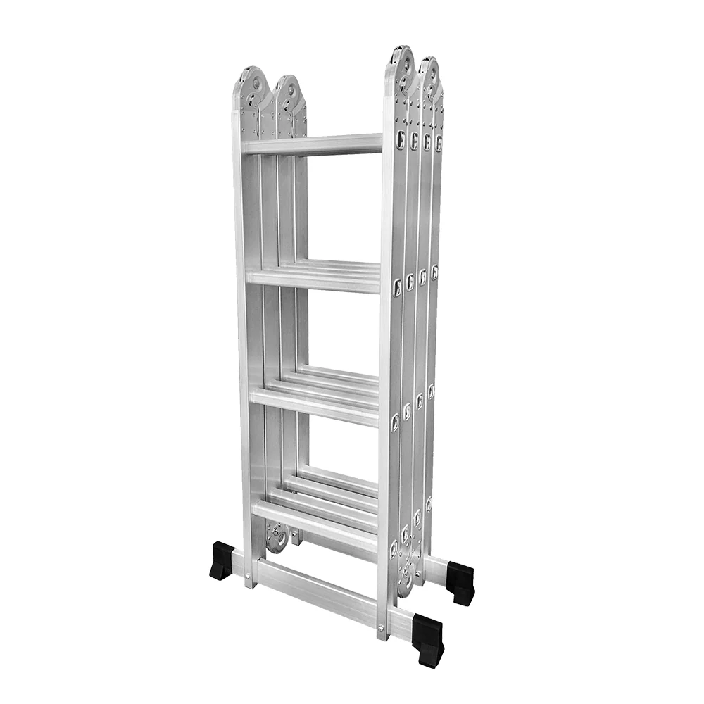 GROVIA 242-592cm Portable Multifunctional Aluminum Folding Ladder - Image 5