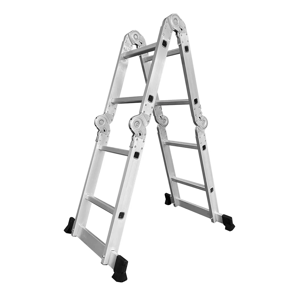 GROVIA 242-592cm Portable Multifunctional Aluminum Folding Ladder - Image 9