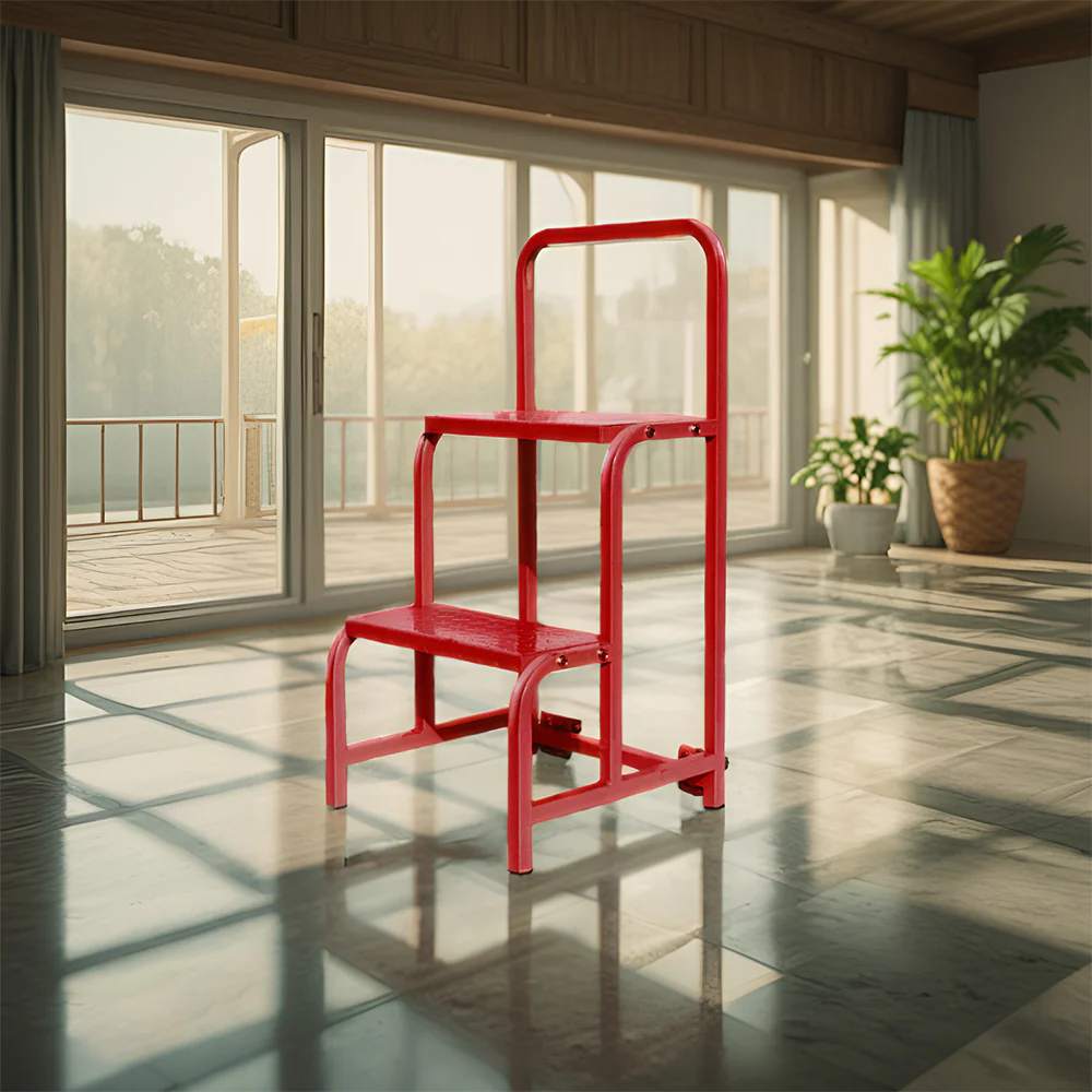 GROVIA 60cm Platform Height 2-step Ladder Warehouse Staircase - Image 4