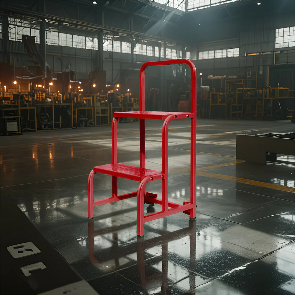 GROVIA 60cm Platform Height 2-step Ladder Warehouse Staircase - Image 5