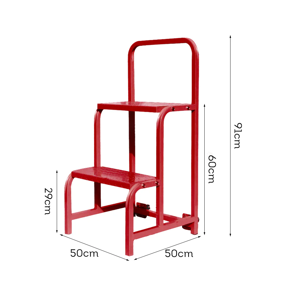 GROVIA 60cm Platform Height 2-step Ladder Warehouse Staircase - Image 9
