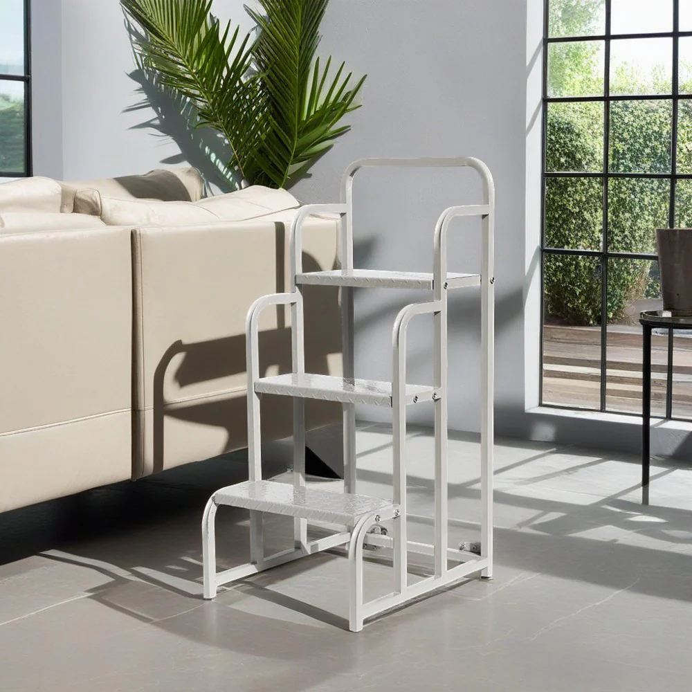 GROVIA 80cm Platform Height 3-step Ladder Warehouse Staircase - Image 3