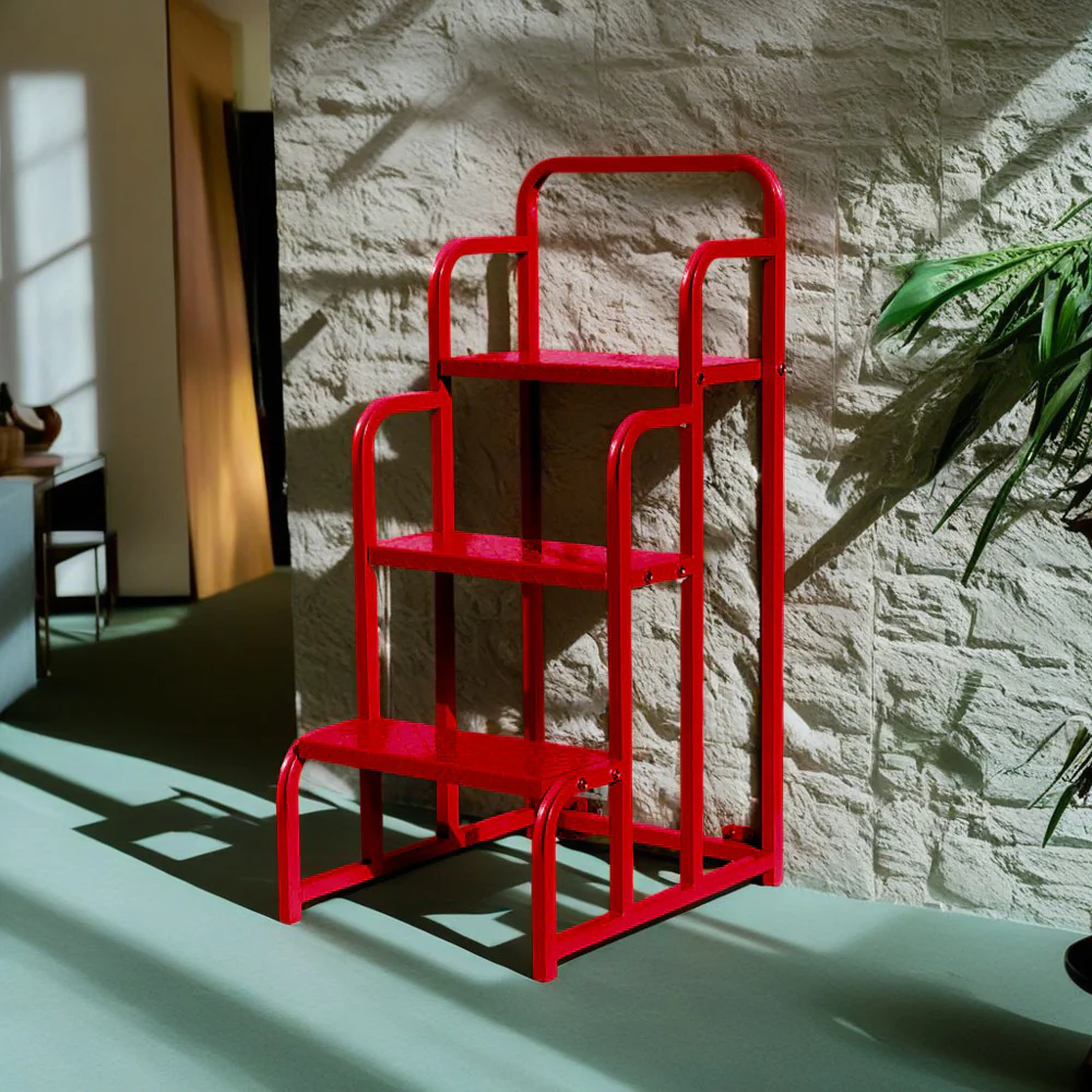 GROVIA 80cm Platform Height 3-step Ladder Warehouse Staircase - Image 5