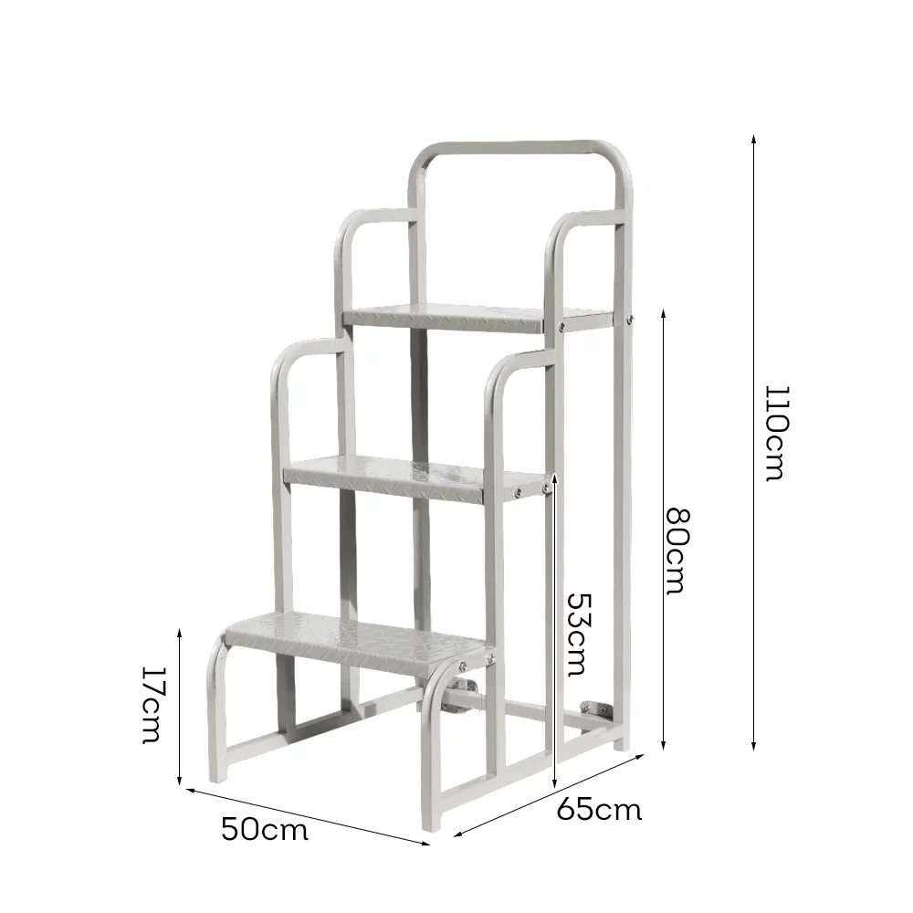 GROVIA 80cm Platform Height 3-step Ladder Warehouse Staircase - Image 8