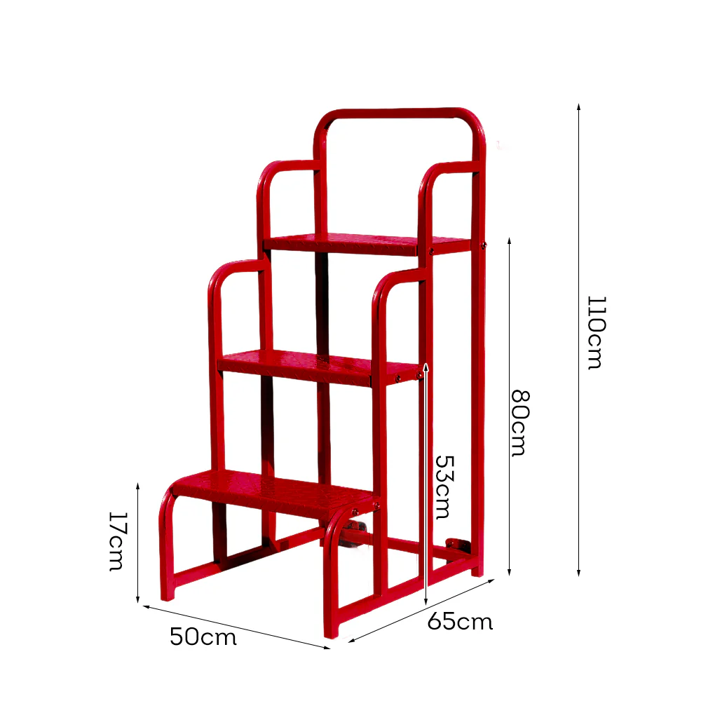 GROVIA 80cm Platform Height 3-step Ladder Warehouse Staircase - Image 9