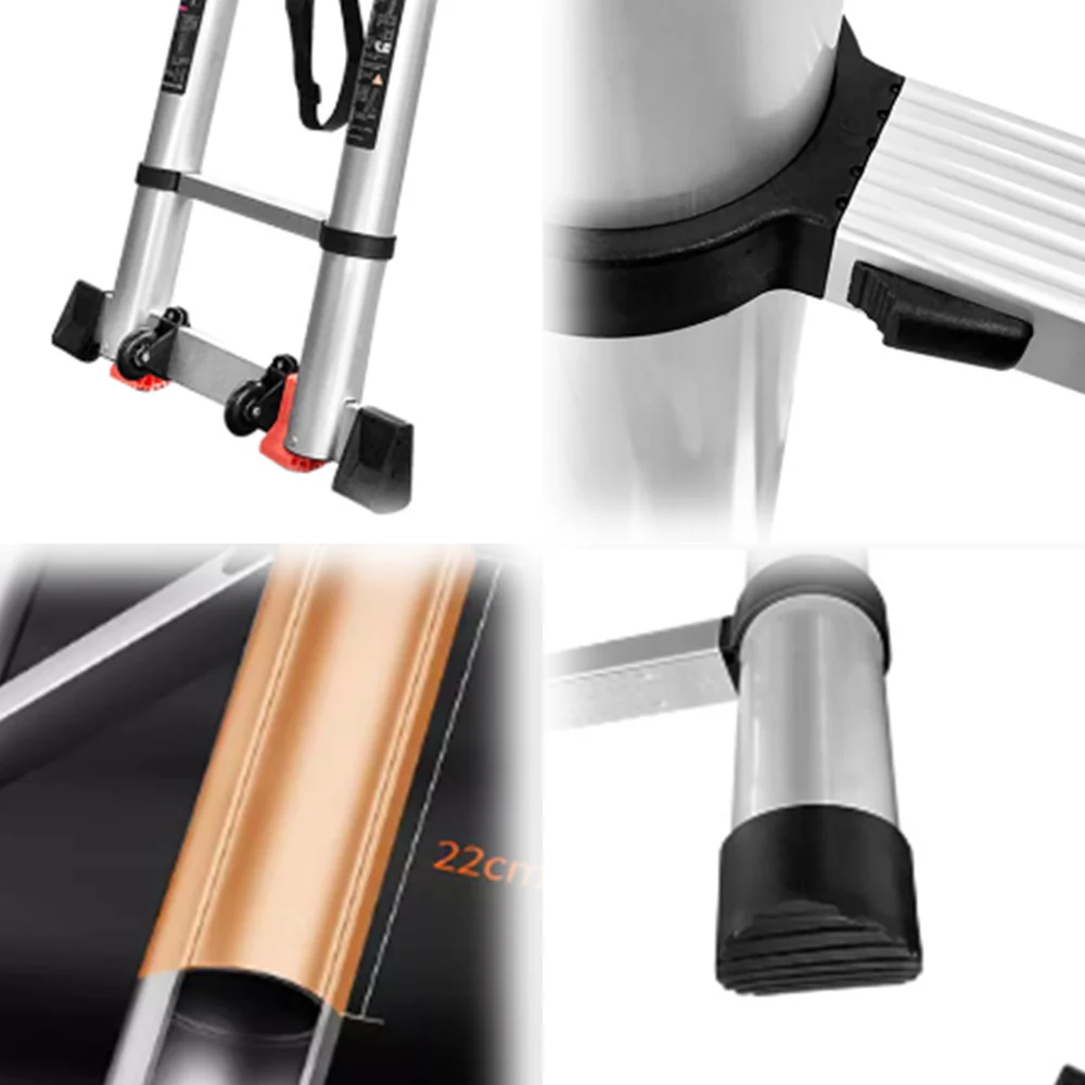 GROVIA JLB7 3.2/4.6/5/5.4/5.8/6.2M Single-Sided Telescopic Straight Ladder - Image 13