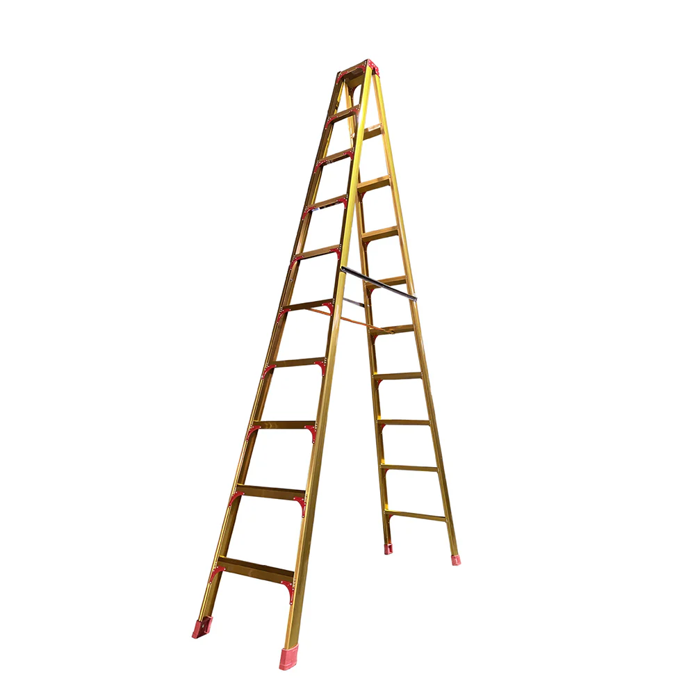 GROVIA L08 3/4/5/6/8/9/10-step Aluminum Alloy Ladder Warehouse Staircase/Household Stairs - Golden - Image 22