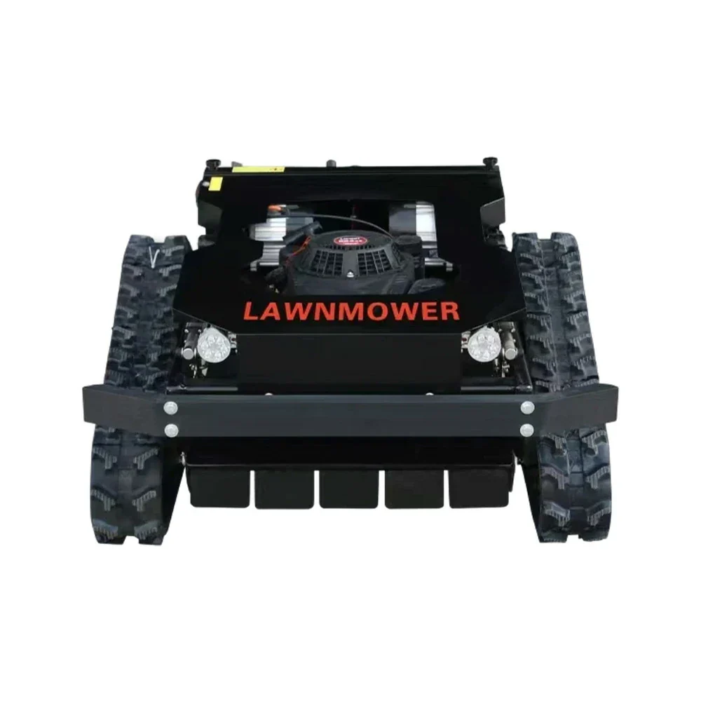 GROVIA 224CC Hybrid Remote Control Lawn Mower, Dual 600W Motors, 9HP Power, 50cm Cutting Width, Self-Charging, Heavy-Duty All-Terrain Design for Large Lawns - Black