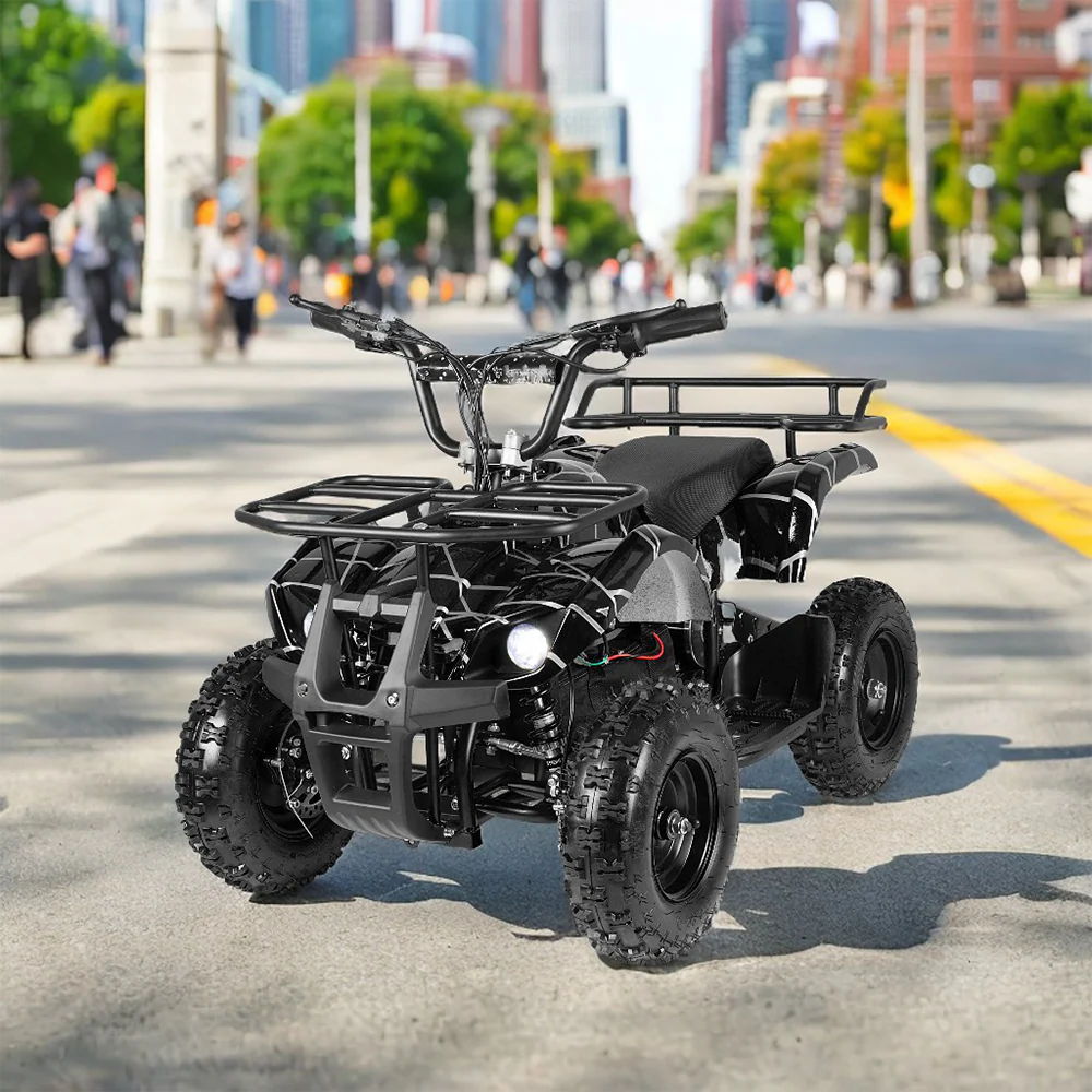 MOVO HE-K1 500W 36V 12Ah Lithium Battery Quad Bike-Black - Image 3