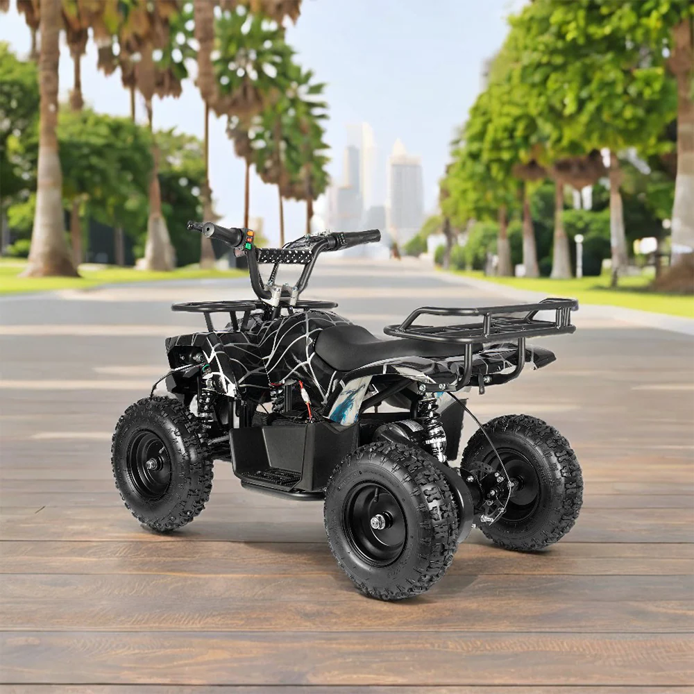 MOVO HE-K2 500W 36V 12Ah Lithium Battery Quad Bike- Black - Image 3