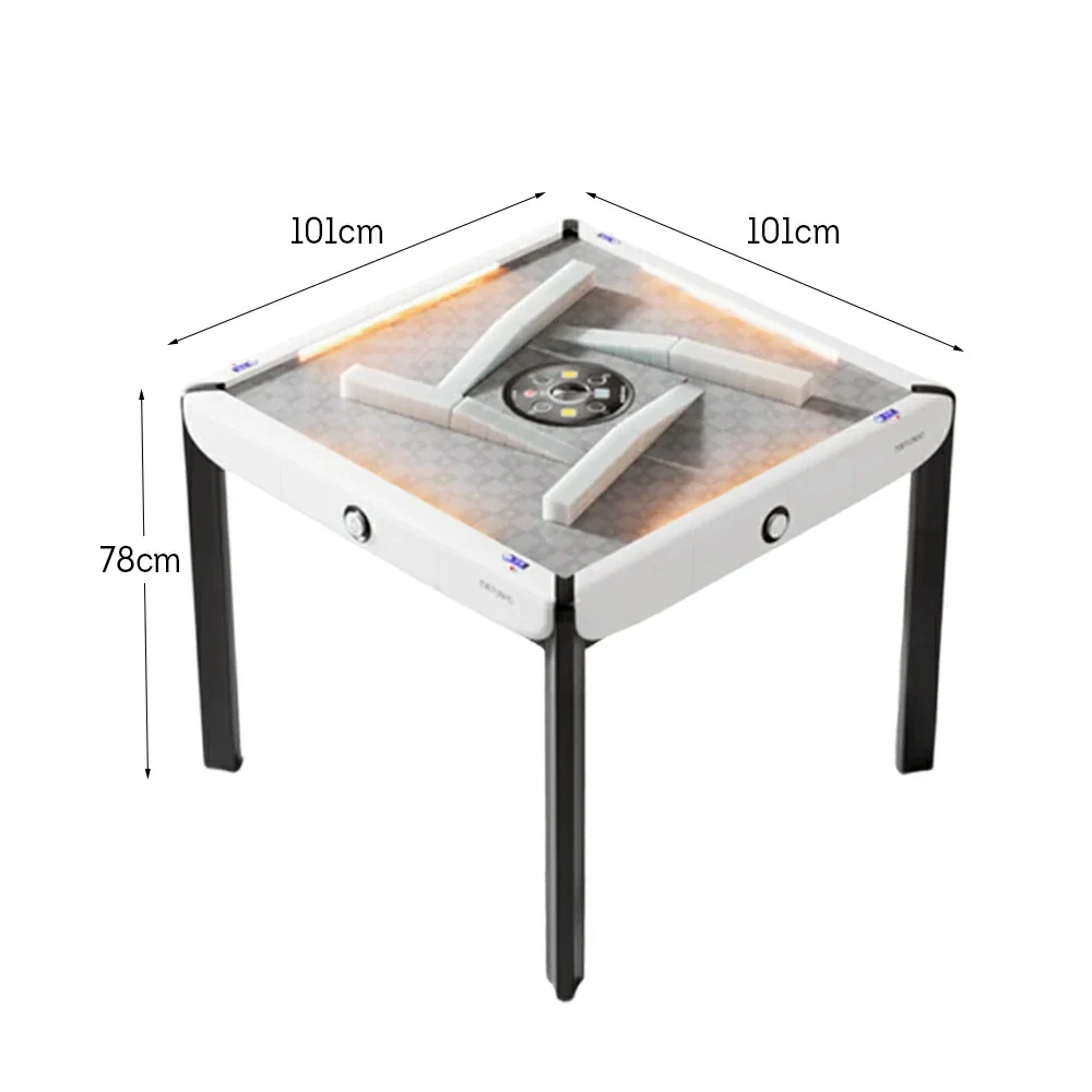 HEXJON 101cm Automatic Mahjong Table  W/ LED Light - Image 15
