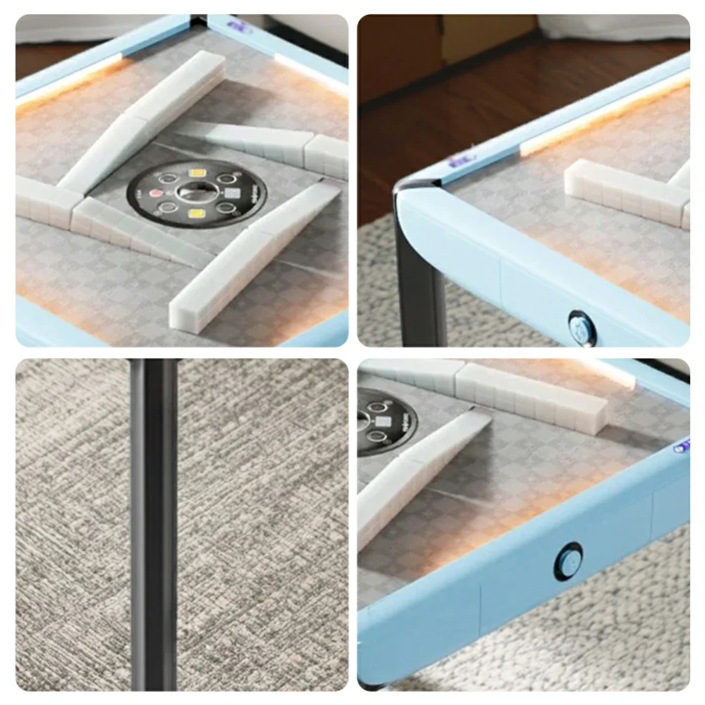 HEXJON 101cm Automatic Mahjong Table  W/ LED Light - Image 3