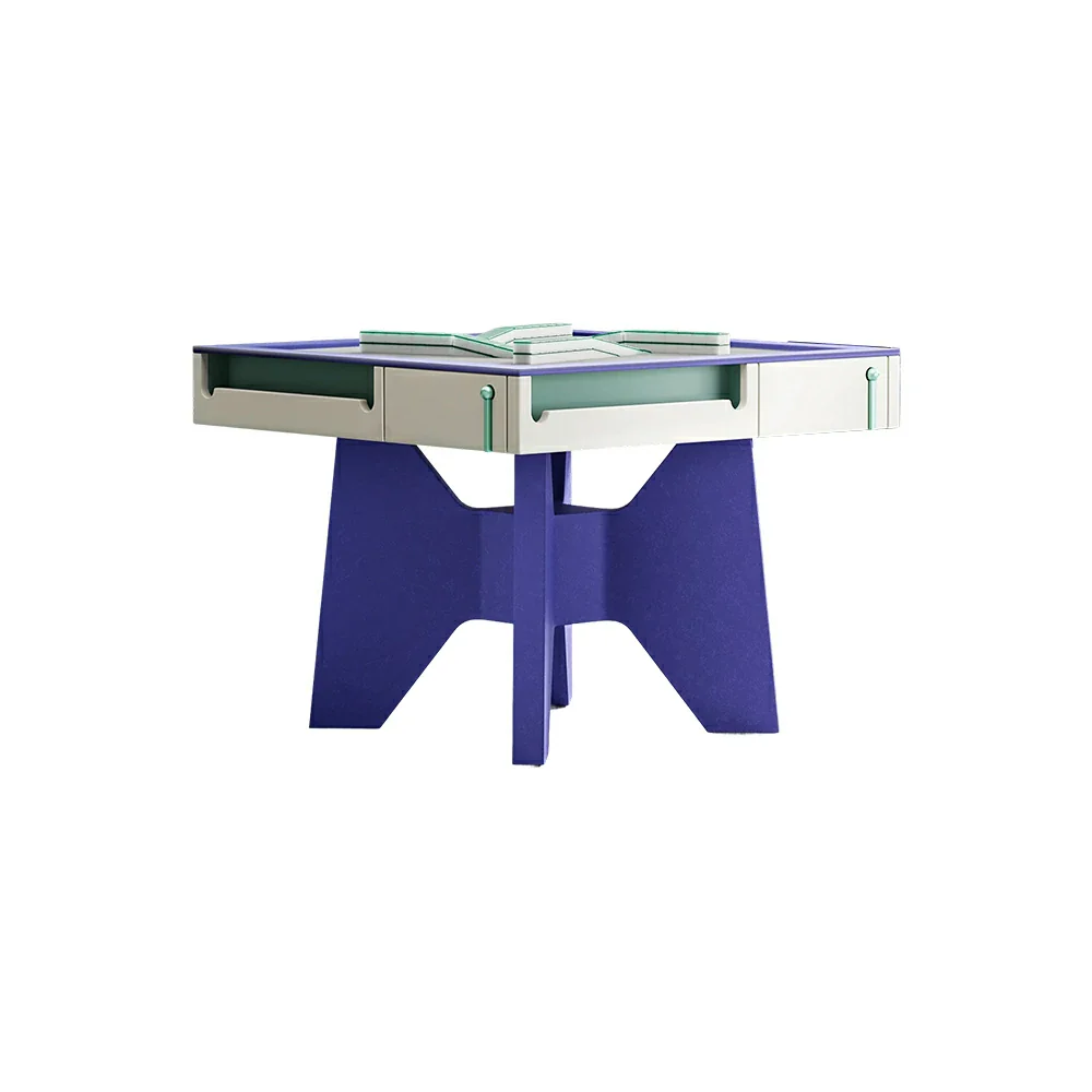 HEXJON 107cm Automatic Mahjong Table/Dining Table/Coffee Table Solid Wood Base Frame