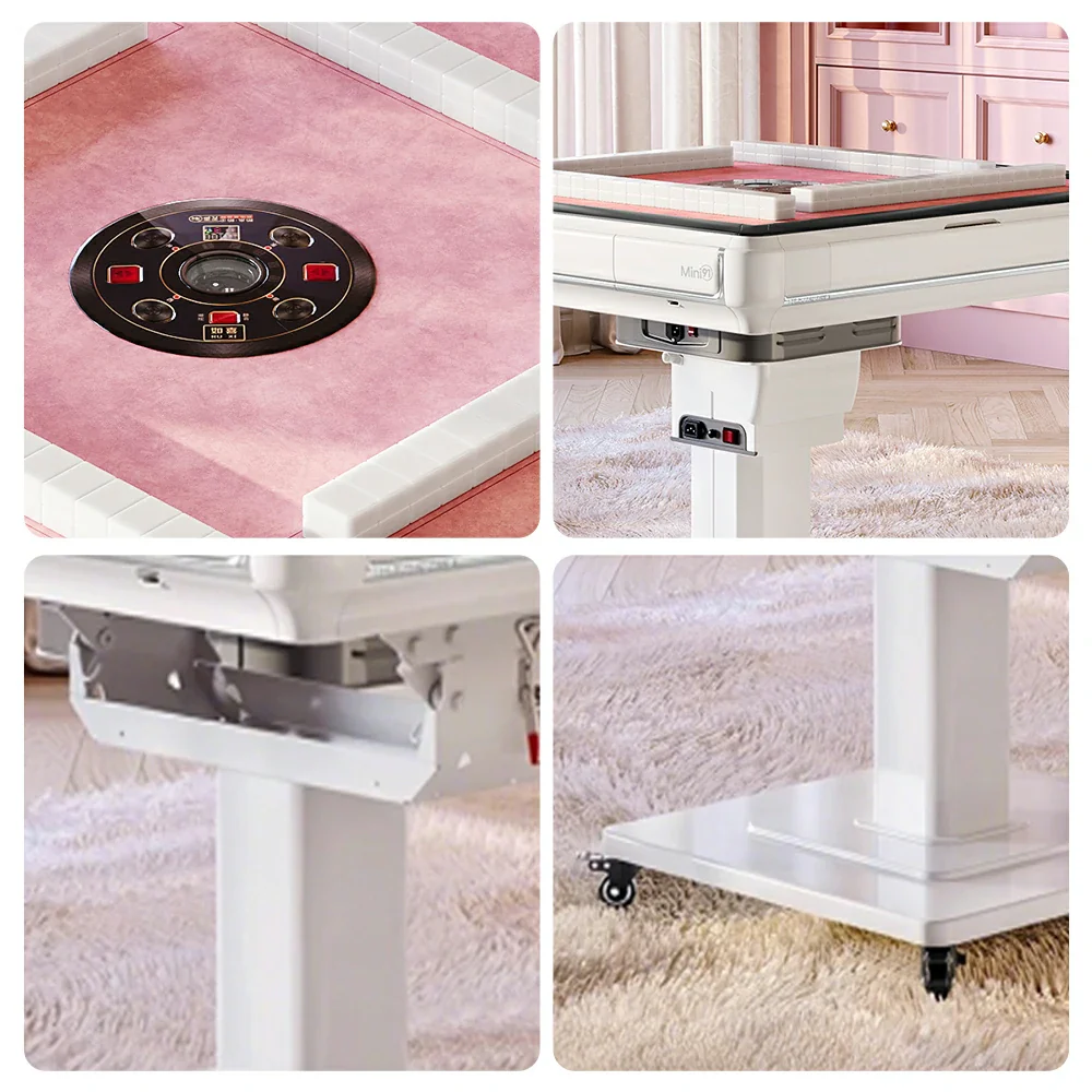 HEXJON 91cm Automatic Mahjong Table/Dining Table Foldable Design - Image 2