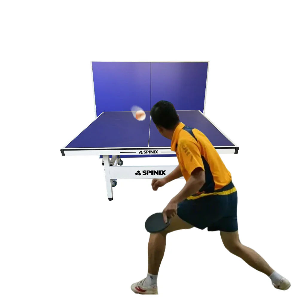 SPINIX 16mm Indoor Blue Foldable Solo Play Table Tennis Pingpong Table-Bats Balls Net - Image 9