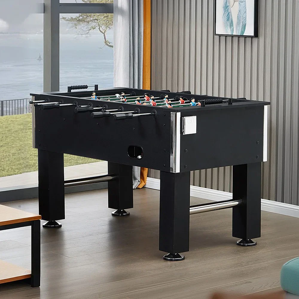 KICKSY GTST005 5FT MDF 8-Rod Foosball Table with Cup Holders-Black - Image 4