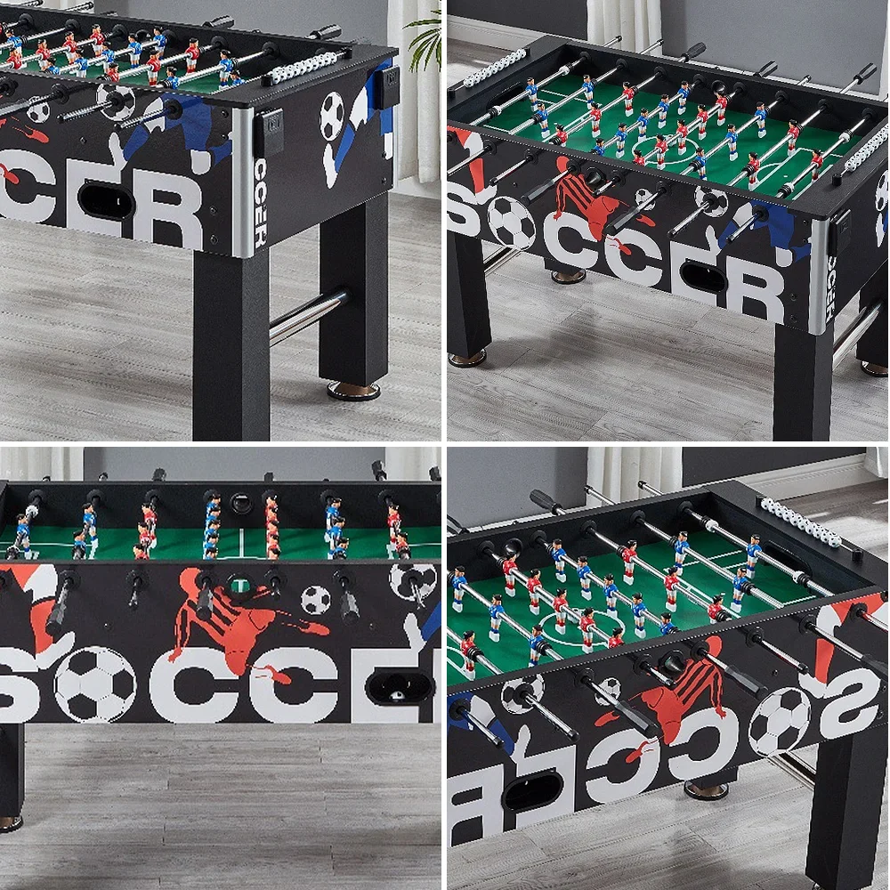 KICKSY GTST021 5FT MDF Foosball Adult 8-Rod Foosball Table with Cup Holders - Image 8